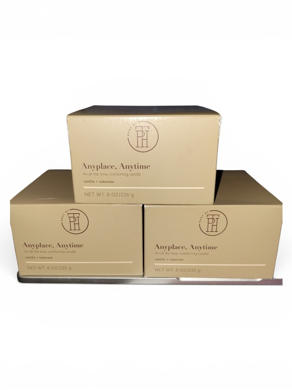 Body By TPH Anyplace, Anytime Vanilla + Tuberose Candle - 8OZ For 1